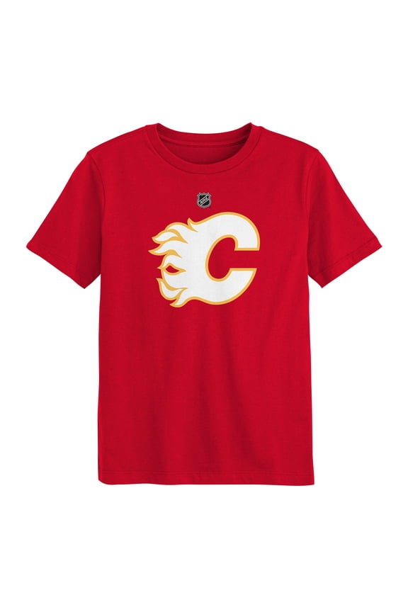 Preschool Outerstuff Red Calgary Flames Primary Logo T-Shirt