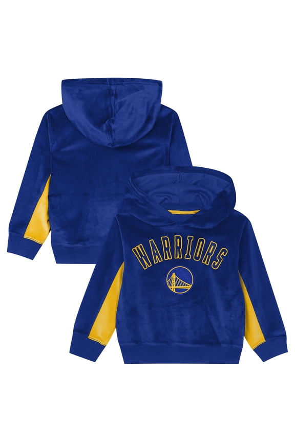 Preschool Outerstuff  Royal Golden State Warriors Velour Hoodie