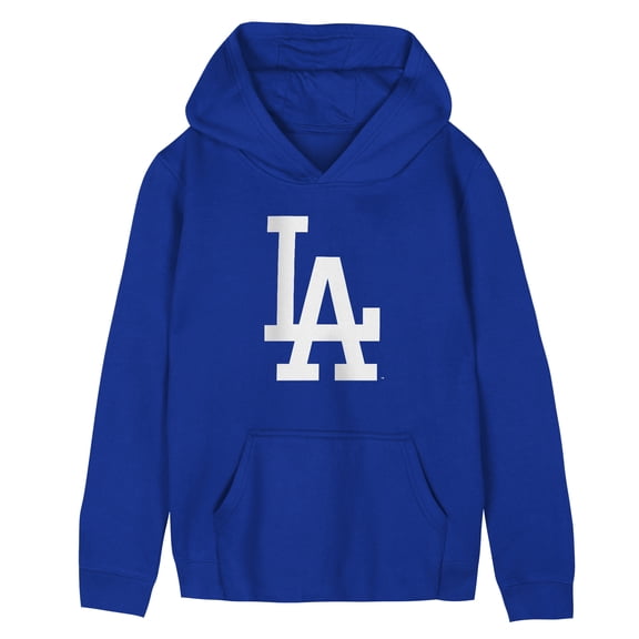 Preschool Outerstuff Royal Los Angeles Dodgers Primary Logo Fleece Hoodie