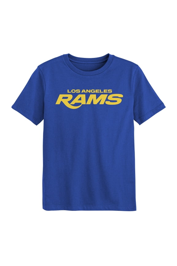 Preschool Outerstuff  Royal Los Angeles Rams Counter Run Short Sleeve T-Shirt