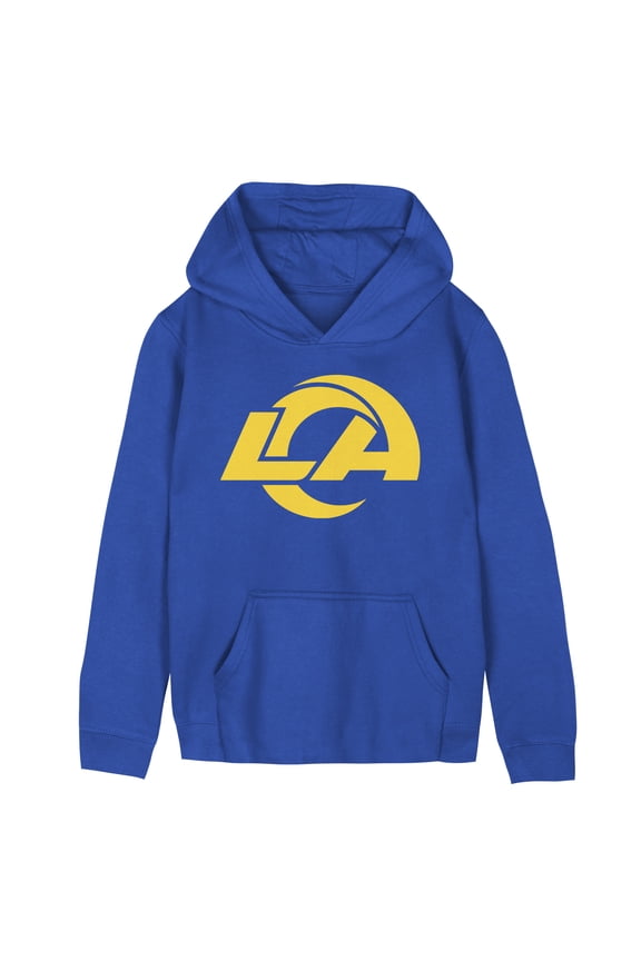 Preschool Outerstuff  Royal Los Angeles Rams Primary Logo Fleece Hoodie