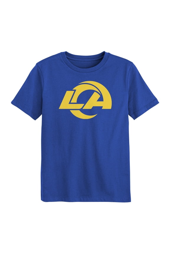 Preschool Outerstuff Royal Los Angeles Rams Primary Logo Short Sleeve T-Shirt