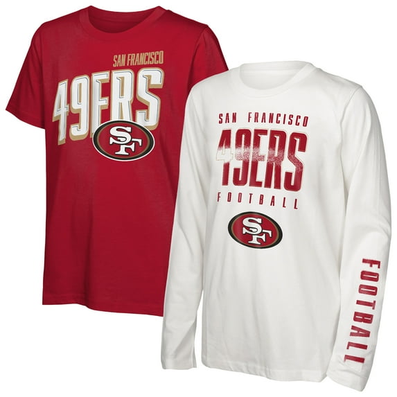 Preschool Outerstuff San Francisco 49ers The Mix Combo T-Shirt Set