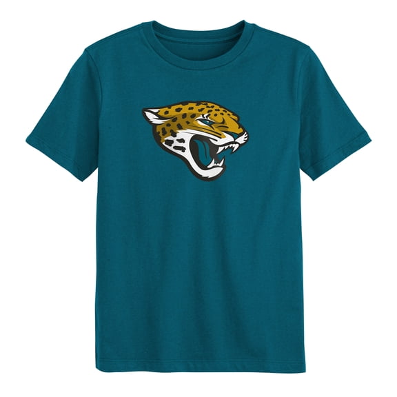 Preschool Outerstuff Teal Jacksonville Jaguars Primary Logo T-Shirt
