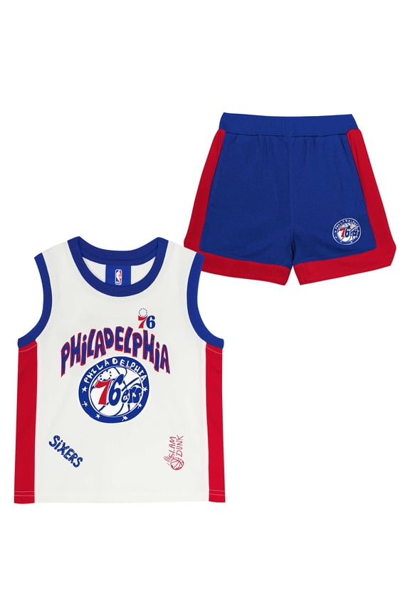 Preschool Philadelphia 76ers Mesh Tank Top and Shorts Set