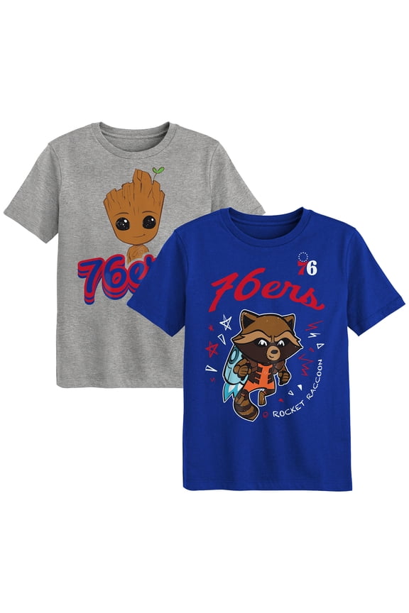 Preschool Philadelphia 76ers Two-Piece Guardians Of The Galaxy T-Shirt Set
