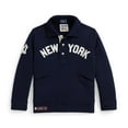 thumbnail image 1 of Preschool Polo Ralph Lauren Navy Yankees Vintage Fleece Collared Sweatshirt, 1 of 2