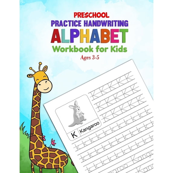 Preschool Practice Handwriting Alphabet Workbook for Kids Ages 3-5: Kids learning activity Book for Practice Alphabet Writing