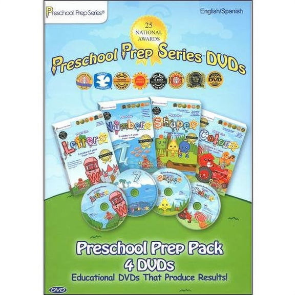 Preschool Prep Series Pack: Meet The Letters / Meet The Numbers / Meet The Shapes / Meet The Colors (Full Frame)