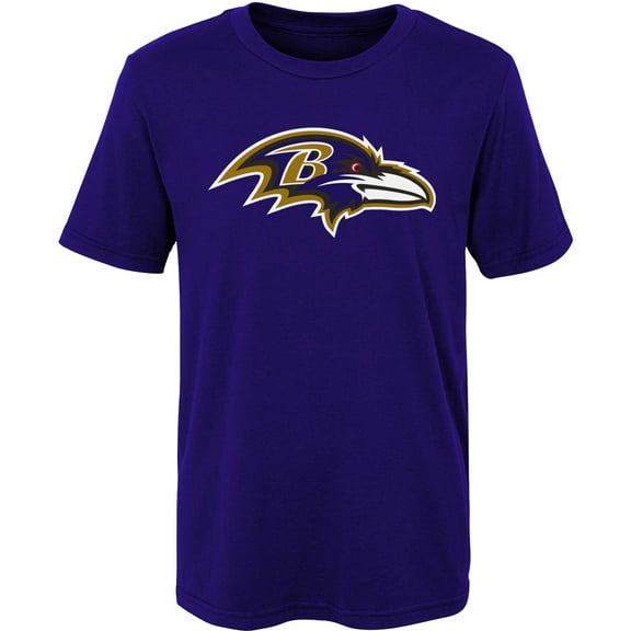 Preschool Purple Baltimore Ravens Primary Logo T-Shirt