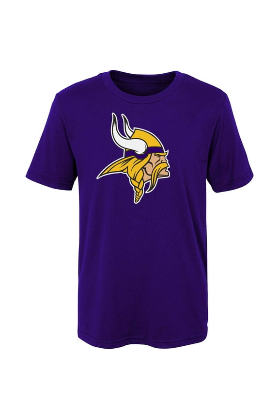 Preschool Purple Minnesota Vikings Primary Logo T-Shirt