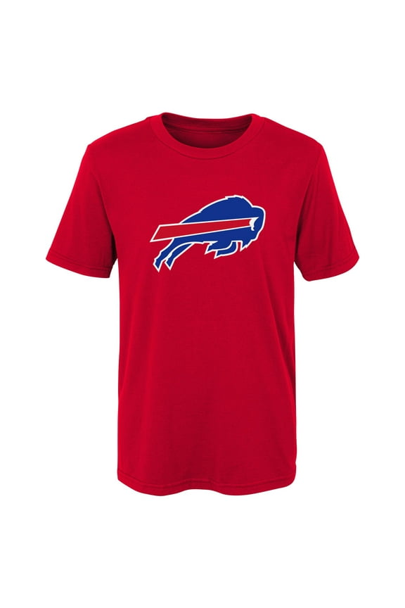 Preschool Red Buffalo Bills Primary Logo T-Shirt