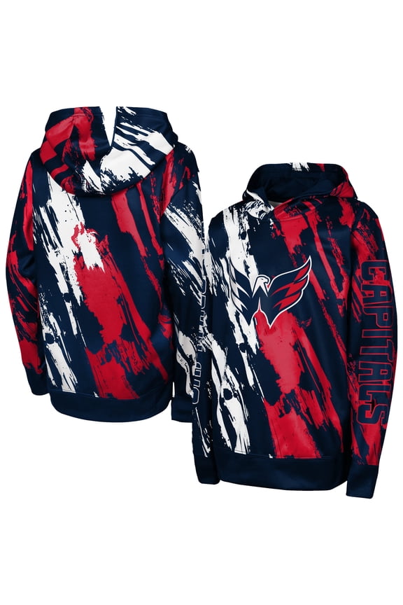 Preschool Red Washington Capitals Master Snipe Pullover Hoodie