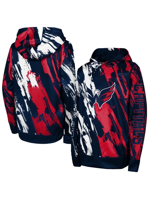 Preschool Red Washington Capitals Master Snipe Pullover Hoodie