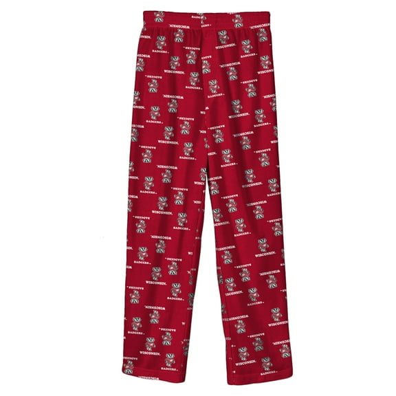 Preschool Red Wisconsin Badgers Team Color Printed Pants