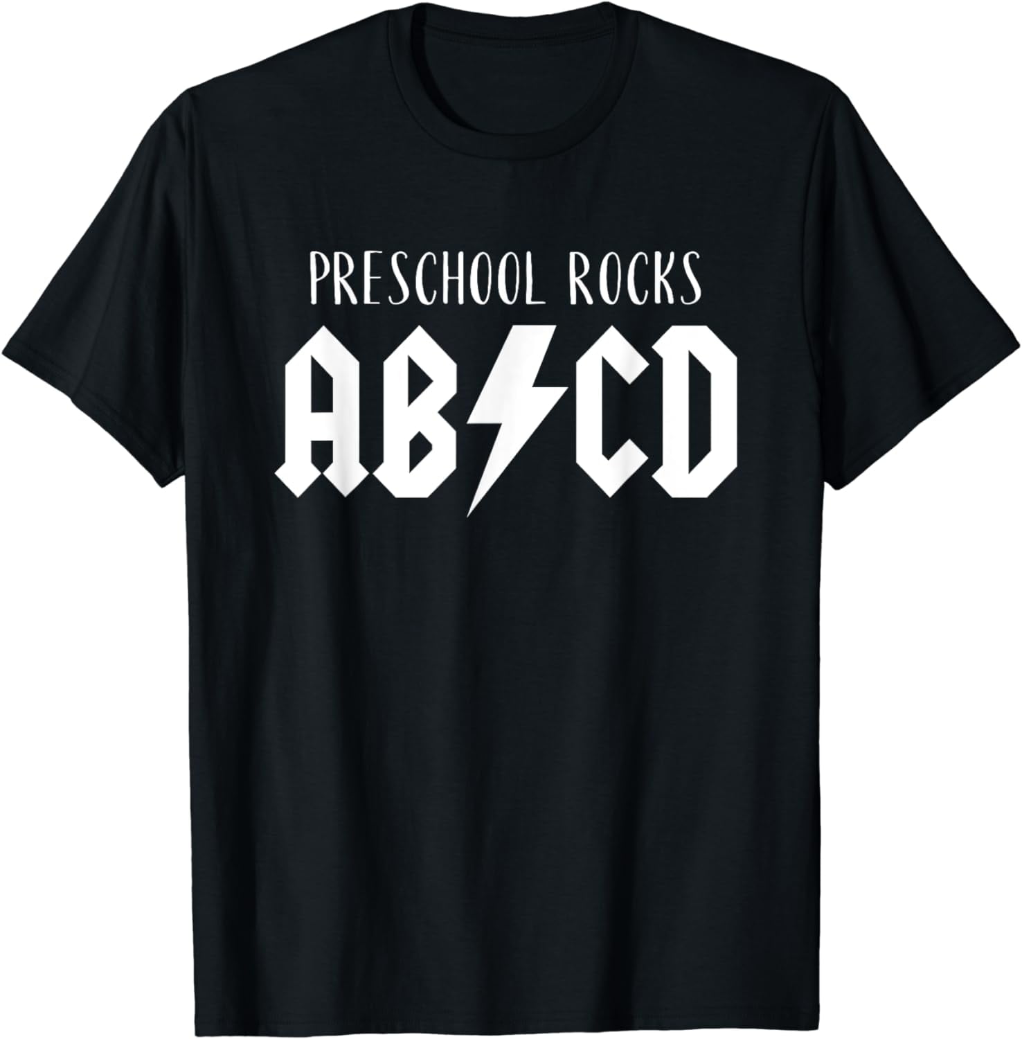 Preschool Rocks Teacher Back to School ABCD Rock First Day T-Shirt ...