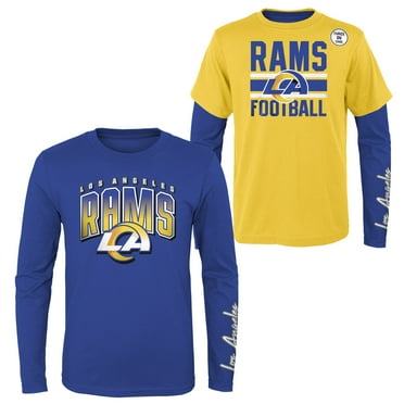 Preschool Royal/Gold Los Angeles Rams Fan Fave T-Shirt Combo Set