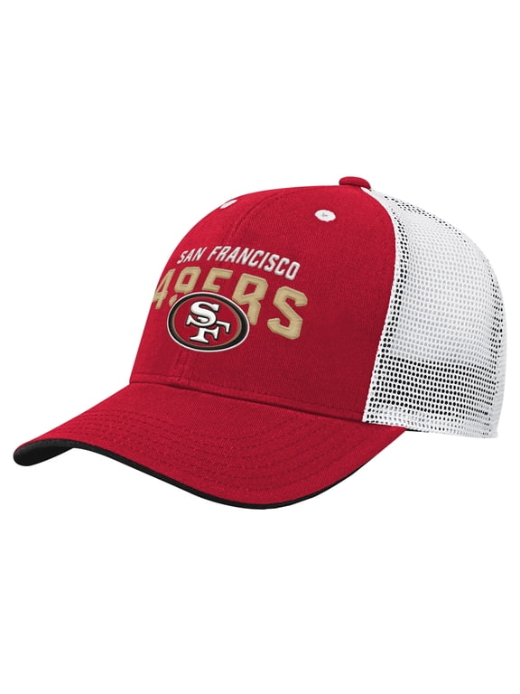 Preschool Scarlet/White San Francisco 49ers Core Lockup Trucker Adjustable Hat