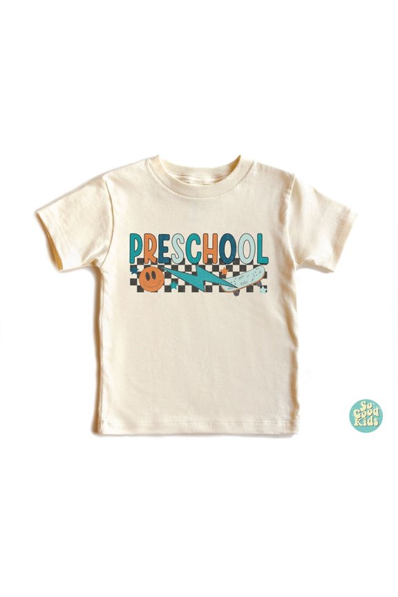 Preschool Shirt, First Day Of School Shirt, Announcement Preschool, Toddler Shirt, Back To School Kids Shirt, School Boy Shirt, New Born, Baby Shower Gift, New Parents Gift