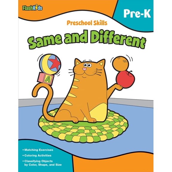 Pre-Owned Preschool Skills: Same and Different (Flash Kids Preschool Skills) (Paperback) 1411434269 9781411434264