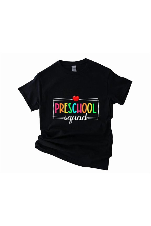 Preschool Squad Teacher Student Kids Back To School Team Unisex T-Shirt
