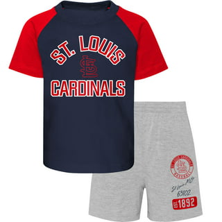 Youth St. Louis Cardinals Stitches Red/White Combo T-Shirt Set