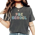 thumbnail image 1 of Preschool T-Shirt for Teacher Women's Bold Colorful Font Pre School Tee Pepper Shirt Adult Large, 1 of 5