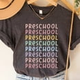 thumbnail image 1 of Preschool Teacher Shirt, Pre School Teacher Gift, Preschool Graduation Gift, Back To School Tshirt, Pre-school Teacher T Shirt, PreK Teacher, 1 of 2