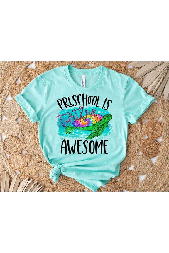 Preschool Teacher Shirt Turtley Turtle Graphic Tee