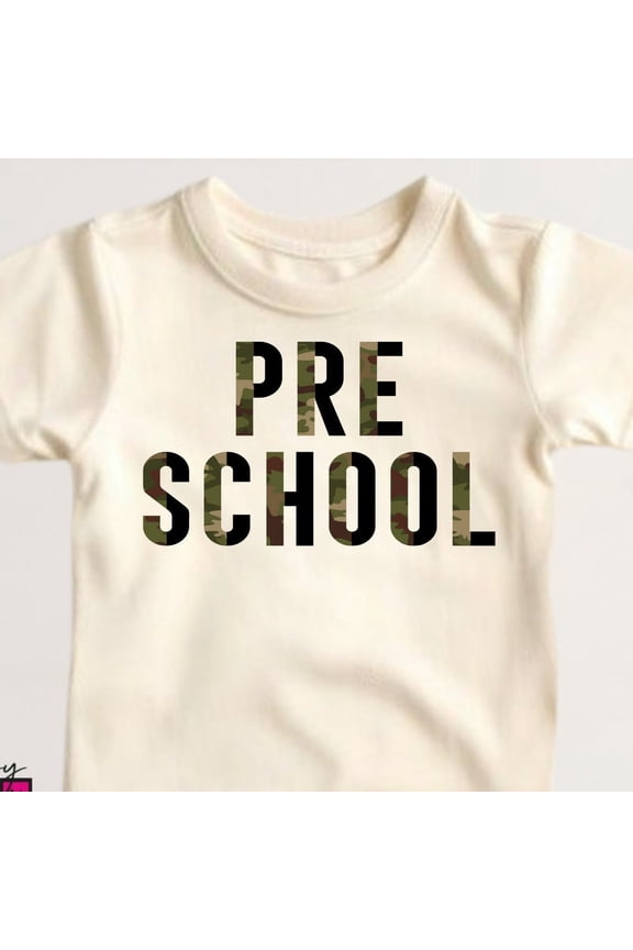 Preschool Toddler Shirts, Preschool Kids Shirts, First Day Of Preschool Kids Shirts, Preschool Kids Shirts, Back To School Toddler TODDLER SHORT SLEEVE TEE BELLA CANVAS 3001T