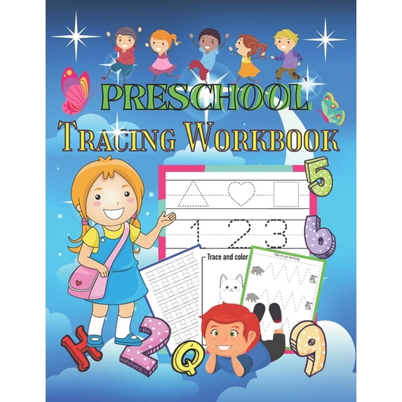 Tracing Patterns Book Preschool Tracing Workbook: Learn to Trace Shapes Line Tracing ABC ...