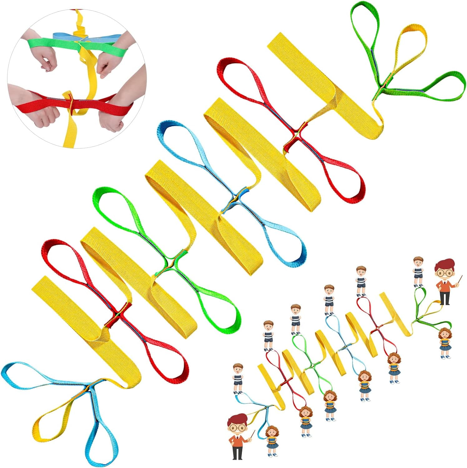 Preschool Walking Rope with Handles Children Safety Walking Rope