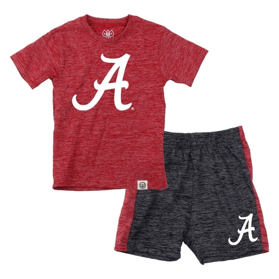 Preschool Wes & Willy Crimson Alabama Crimson Tide Cloudy Yarn T-Shirt & Shorts Set