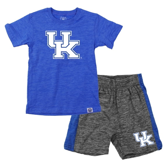 Preschool Wes & Willy Royal Kentucky Wildcats Cloudy Yarn T-Shirt & Shorts Set