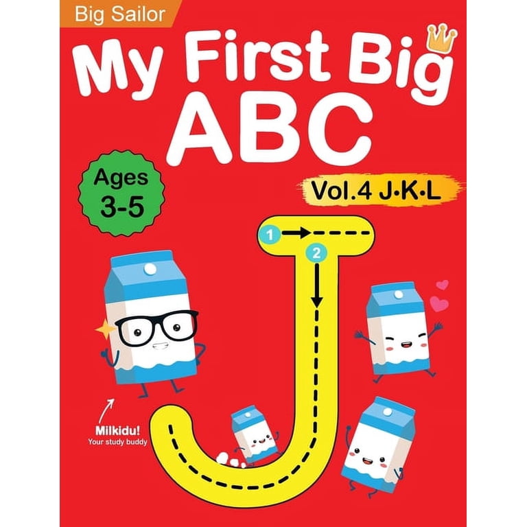 Big Sailor Edu Preschool Workbook Book 4, My First Big ABC Vol.4