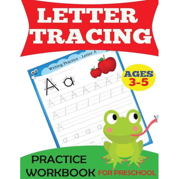 Preschool Workbooks Letter Tracing Practice Workbook, (Paperback)