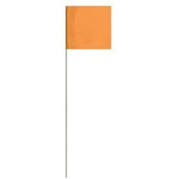 Presco 764-2321Y 2.5 x 3.5 x 21 in. Wire Yellowstake Flag