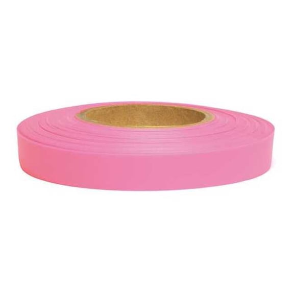 Manufacturer Varies Flagging Tape,Pink Glo,150ft x 1/2 In N-PG-200