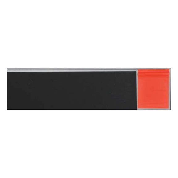 Presco Marking Flag,Orange Glo,Blank,PVC,PK100 2315OG-200