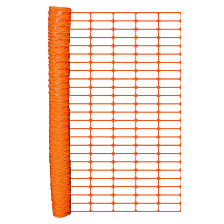 Presco Safety Barrier Fence: 48 in. x 100 ft. (Orange) economy-grade