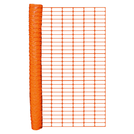 Presco Safety Barrier Fence: 48 in. x 100 ft. (Orange) standard-grade