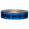 thumbnail image 1 of Presco Underground Detectable Tape: 2 in. x 1000 ft. (Blue with Black "CAUTION BURIED WATER LINE BELOW" printing), 1 of 3