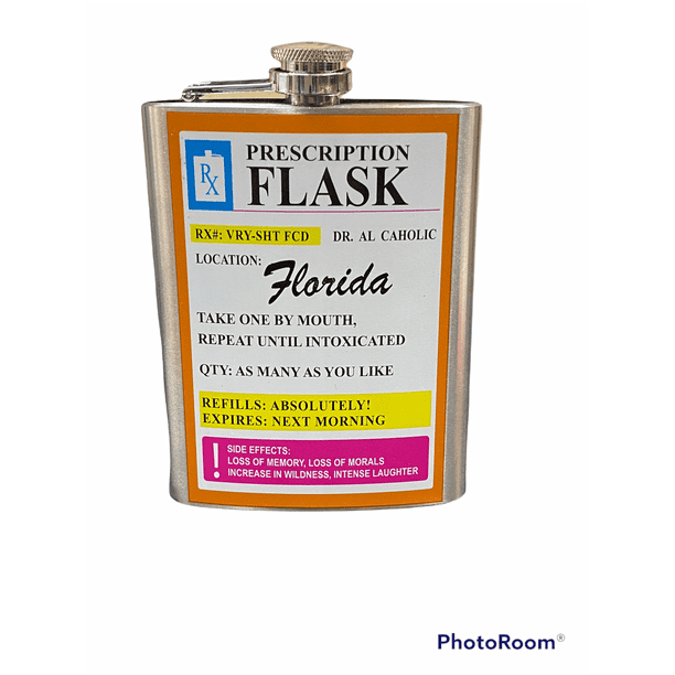 Prescription Flask - Walmart Business Supplies