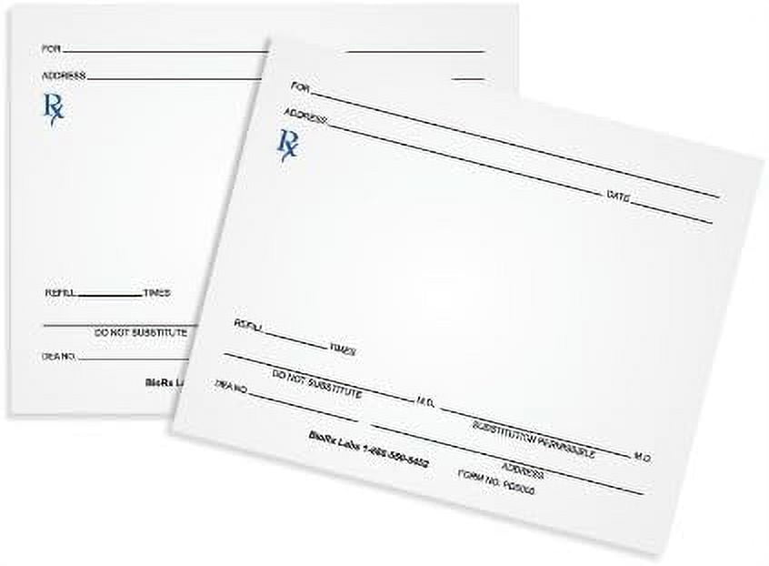 Prescription Pads (100 per Pad) [Pack of 10 Pads]