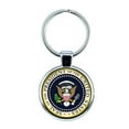 thumbnail image 1 of Presdient Seal Keychain with Epoxy Dome and Metal Keyring, 1 of 1