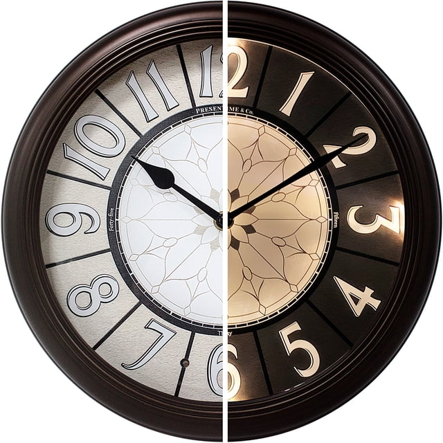 Presentime & Co 12 Reloj De Pared Clásico Moderno, Lente Con | Envío gratis