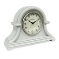 PresenTime & Co Vintage Napoleon Mantel Clock, Battery Operated, Rustic