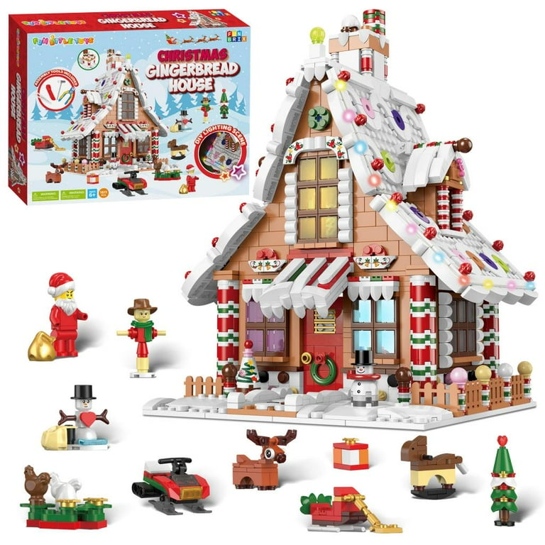 Lego gingerbread house kit shop