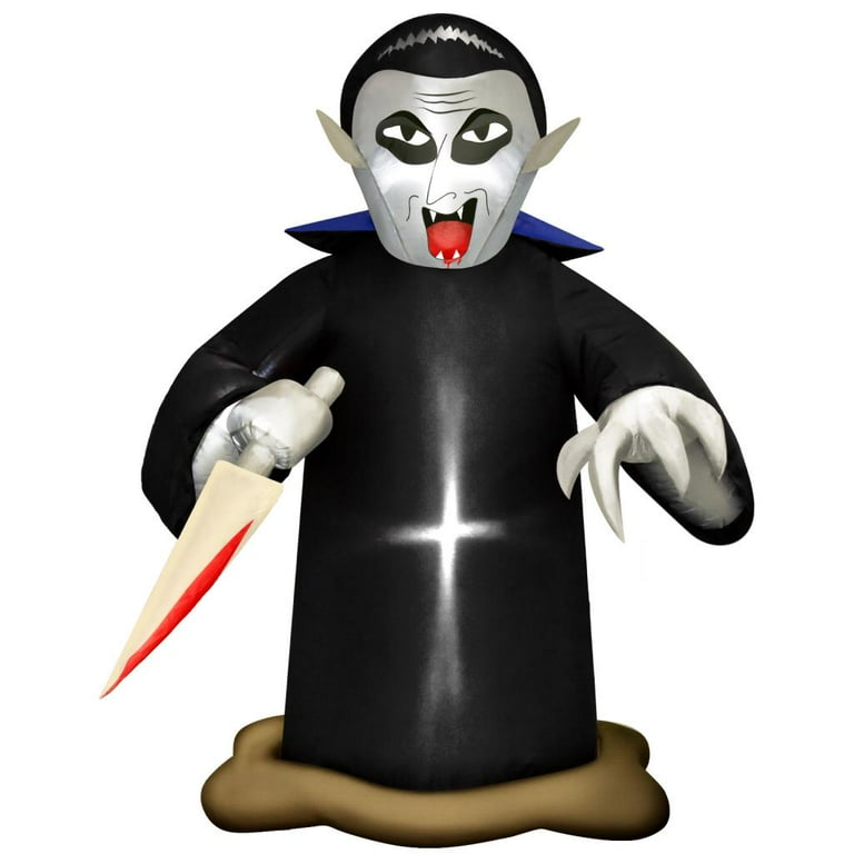 Presence 5 Ft Halloween Inflatable Decor Murderous Vampire Scary