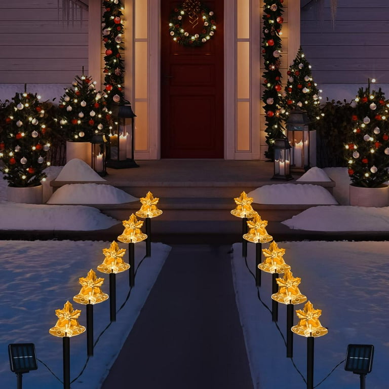 Solar christmas stake online lights
